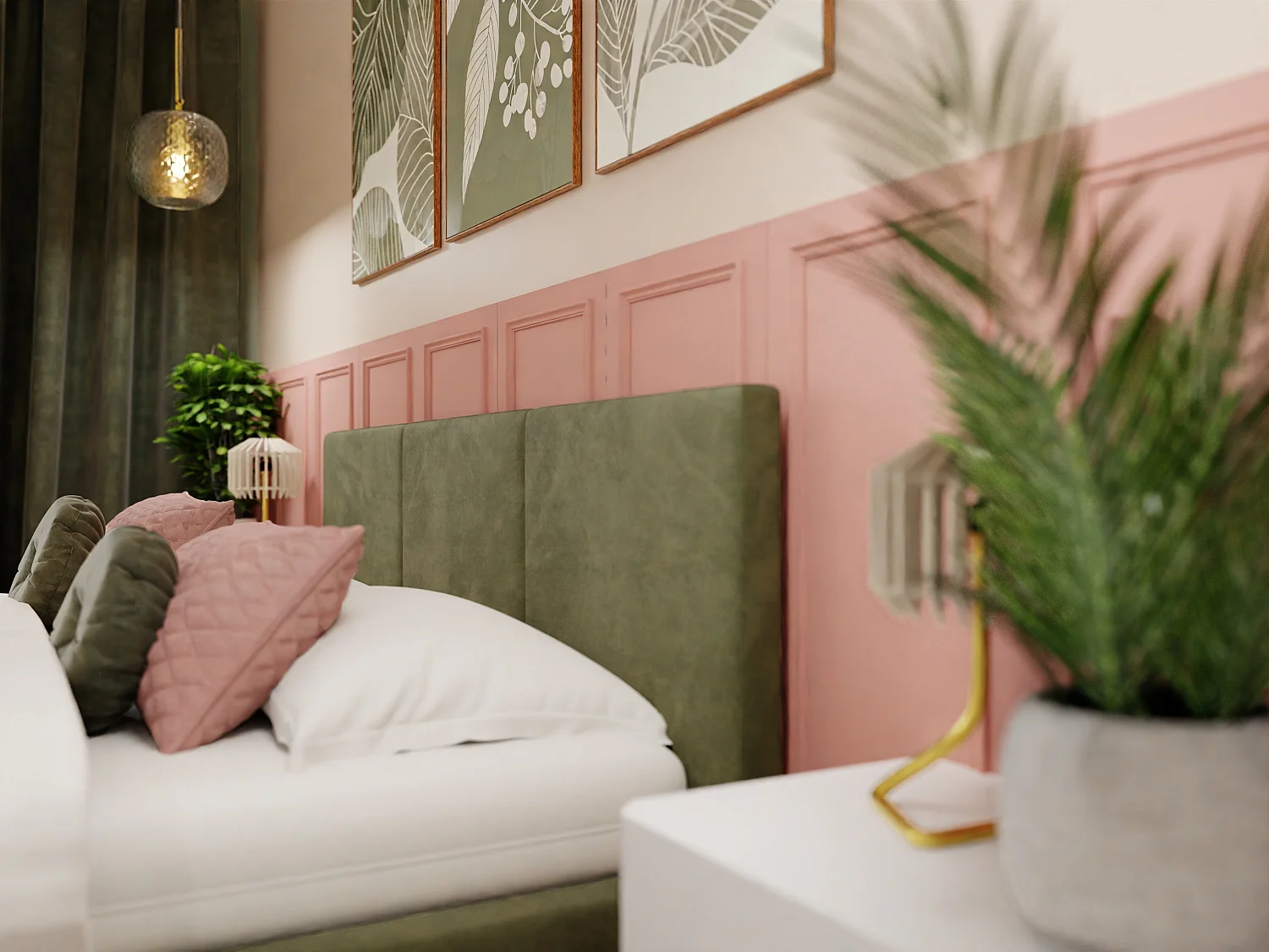 Bed Gestoffeerd Voor Slaapkamer 160cm x 200cm Dubbel Met Opbergruimte Khaki