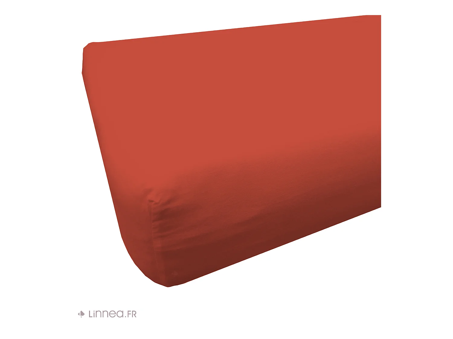 Drap housse 140x200 cm coton biologique SILLA bisque