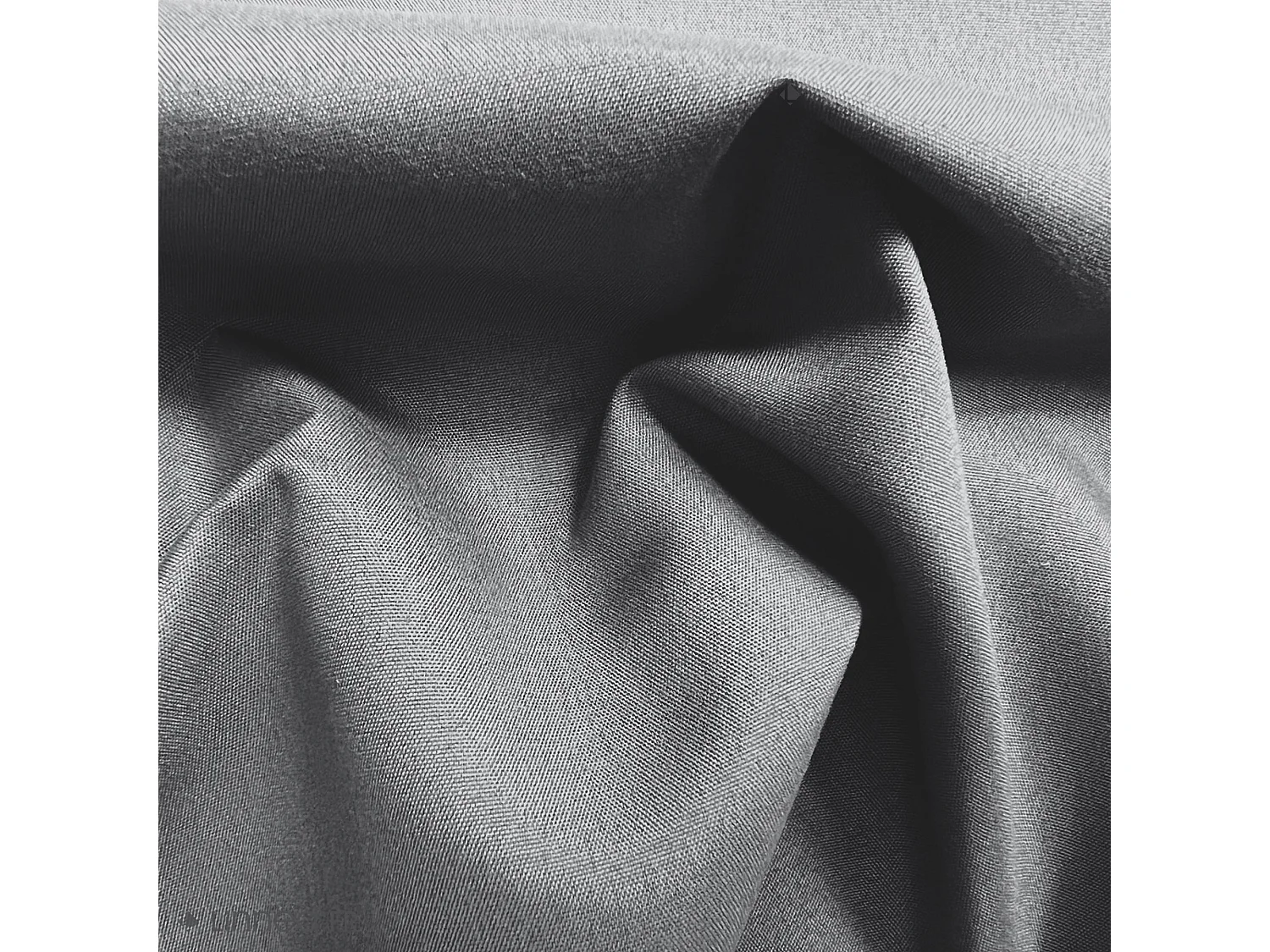 Drap housse 90x190 cm polyester microfibre LAGO gris anthracite bonnet 28 cm