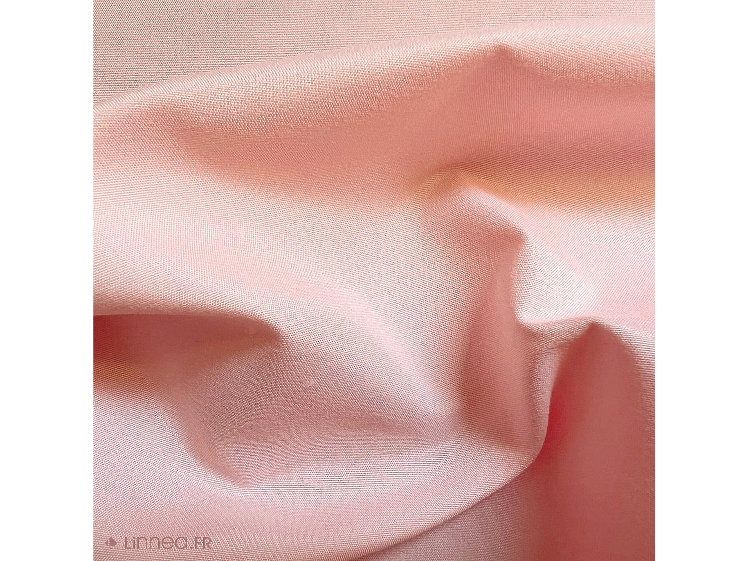 Drap housse 90x190 cm polyester microfibre LAGO rose bonnet 28 cm