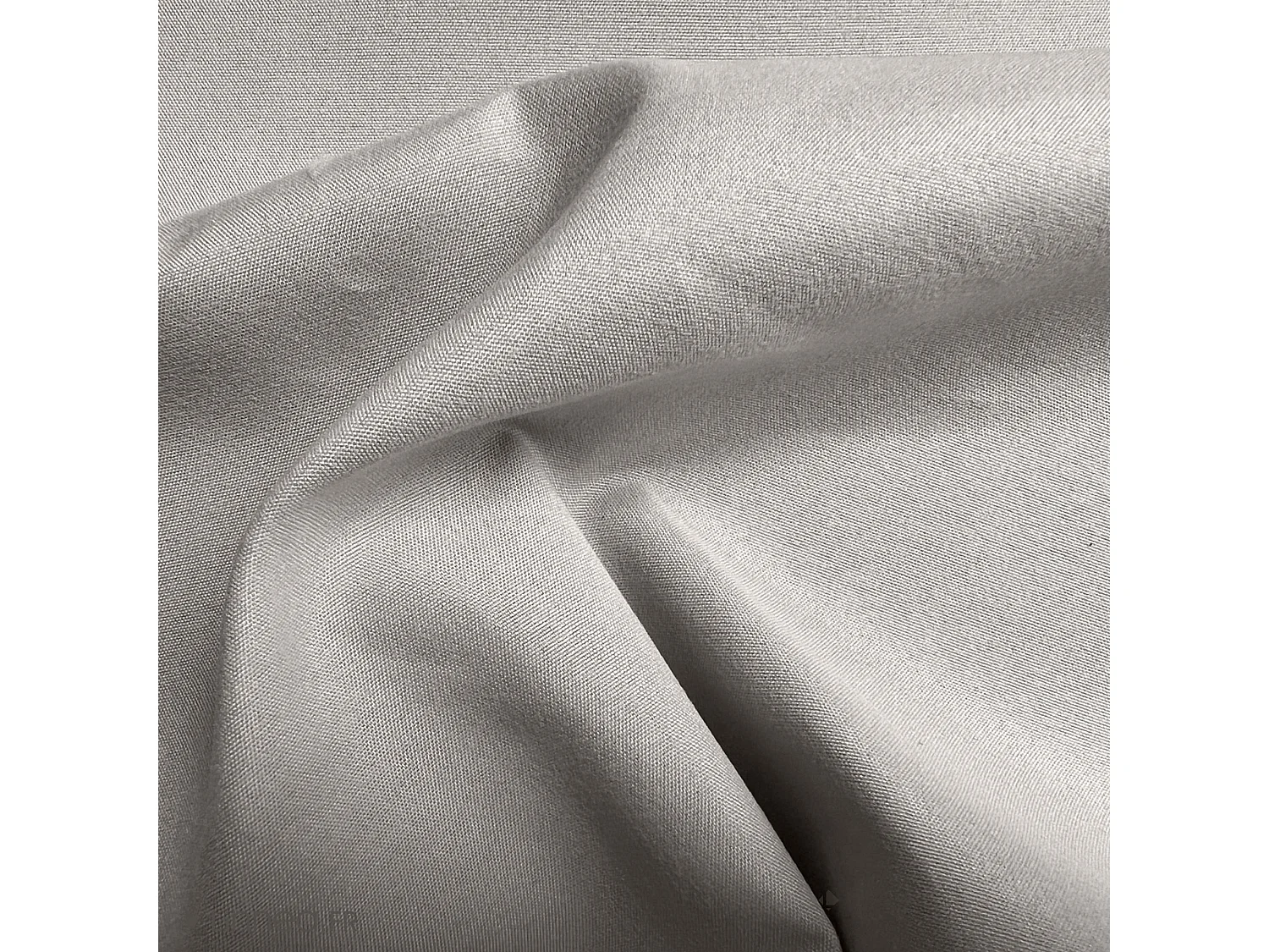 Drap housse 90x190 cm polyester microfibre LAGO gris bonnet 28 cm