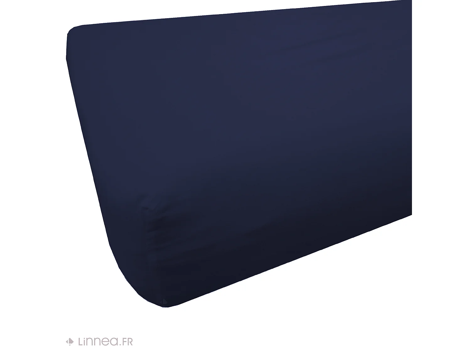 Drap housse 160x200 cm coton biologique SILLA marine