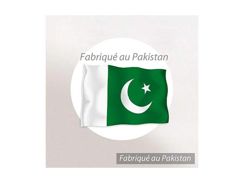 Drap housse 160x200 cm coton biologique SILLA bisque