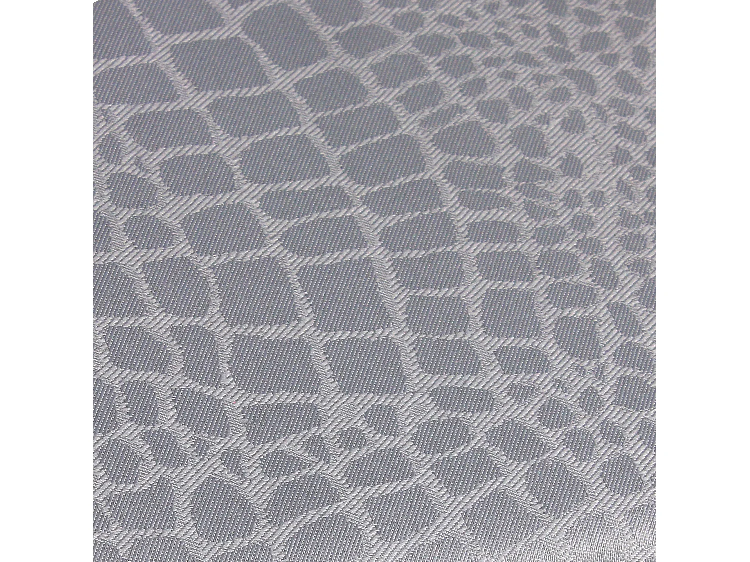 Lot de 3 serviettes de table 45x45 cm Jacquard 100% polyester LOUNGE perle