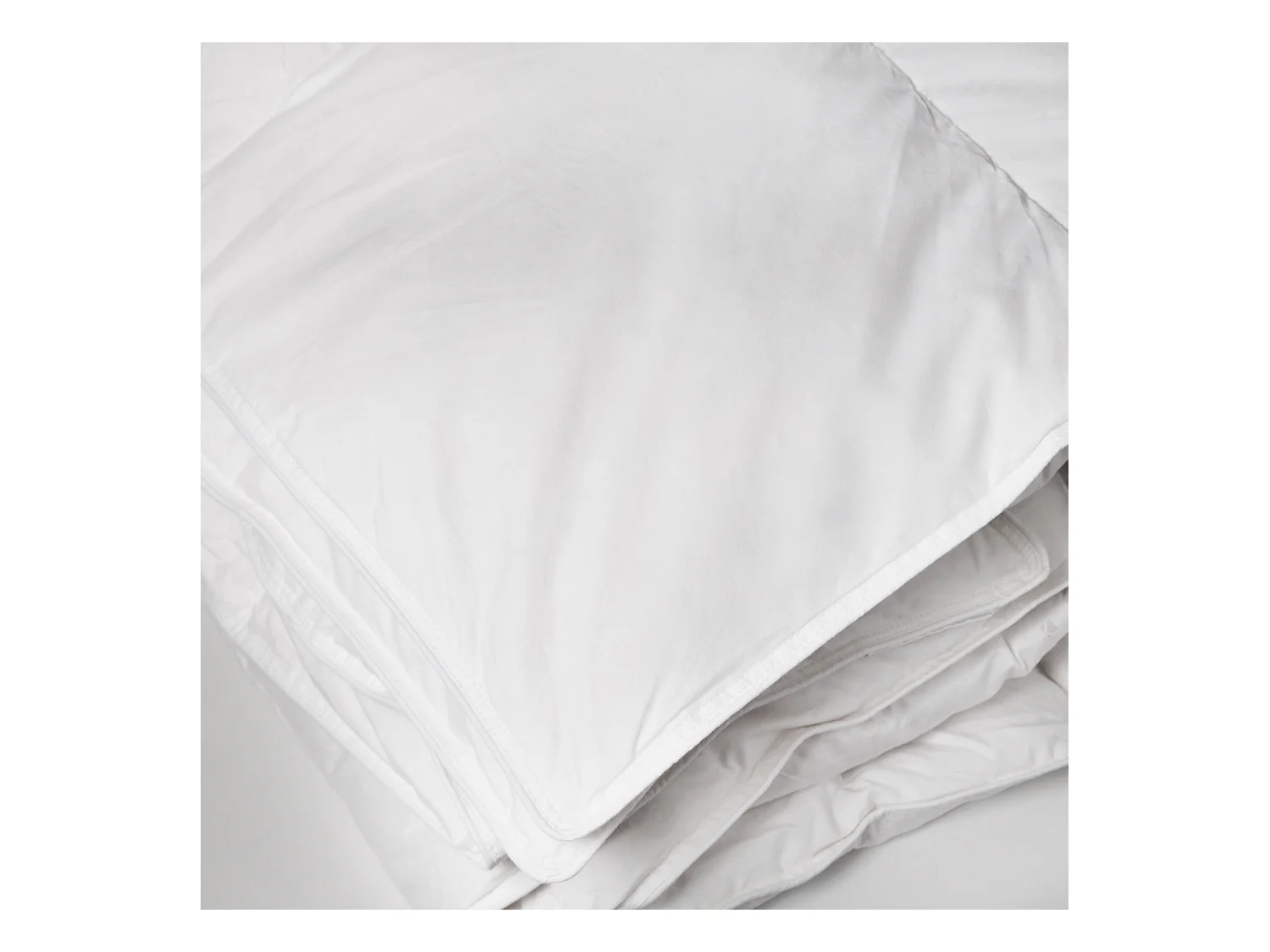 Couette tempérée 260x240 cm PLUMDOR garnissage naturel plumettes de canard 300 g/m2