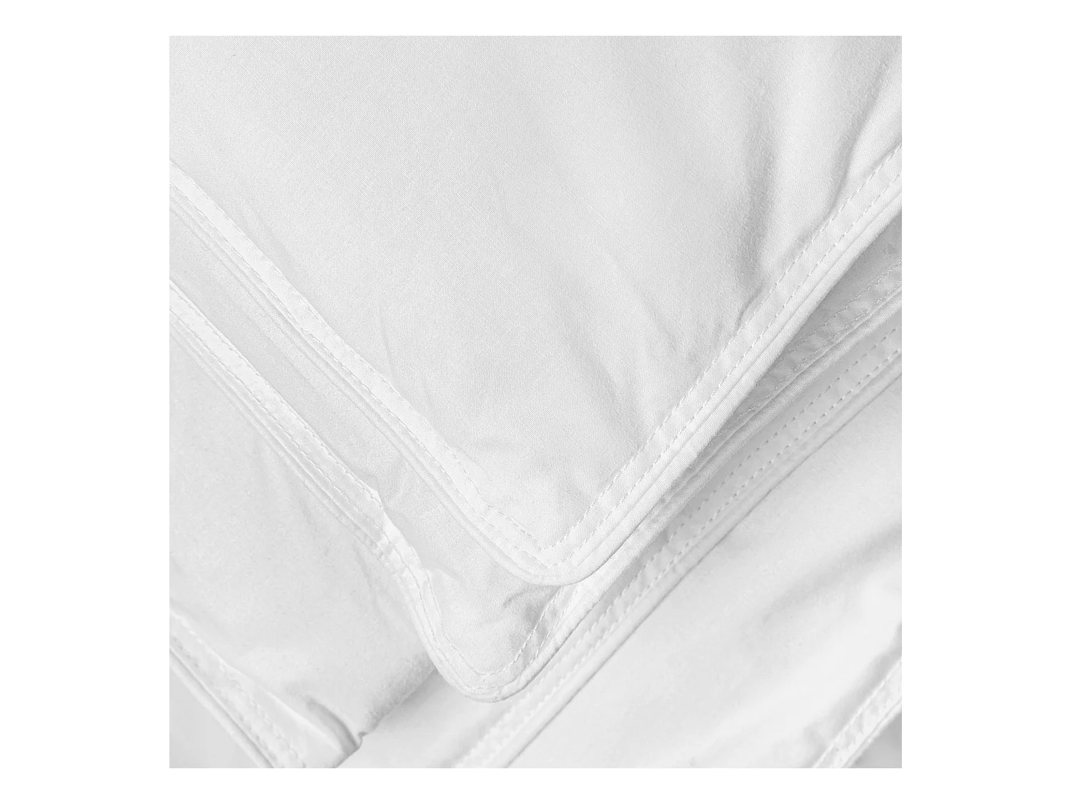 Couette tempérée 260x240 cm PLUMDOR garnissage naturel plumettes de canard 300 g/m2