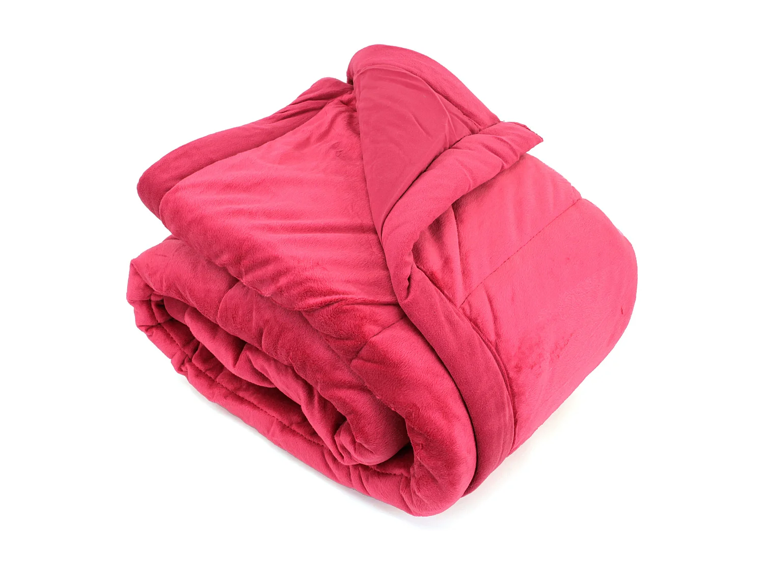 Plaid 140x160 cm 100% polyester 480 g/m2 VEGA Rouge Groseille