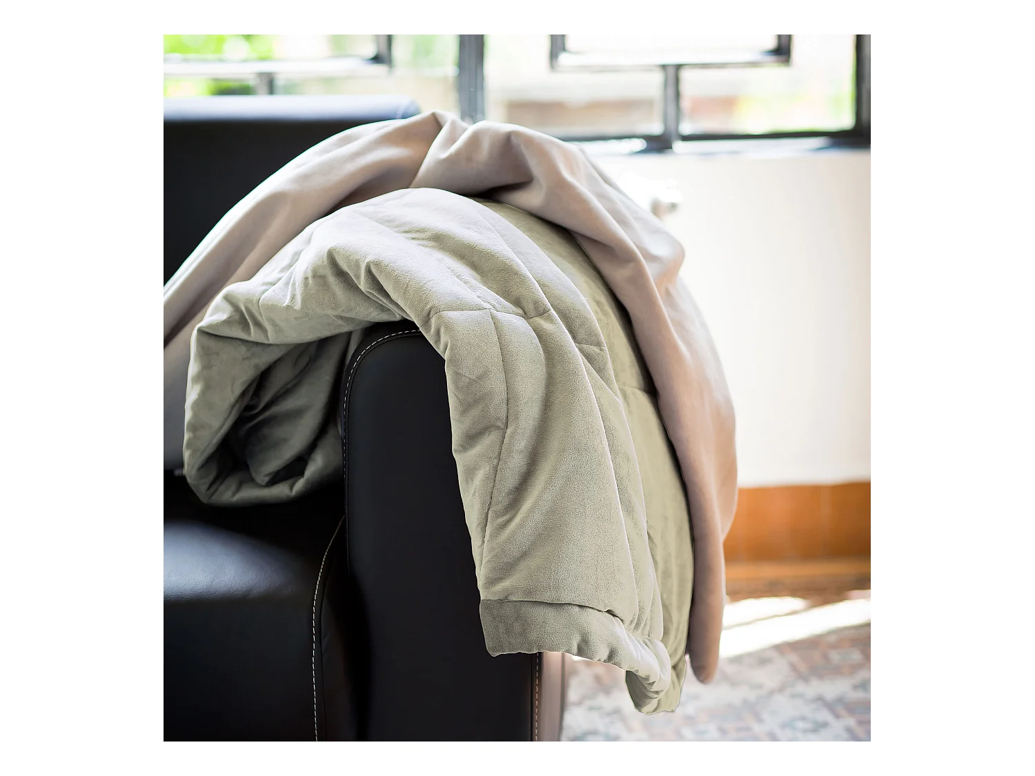 Plaid 140x160 cm 100% polyester 480 g/m2 VEGA Beige