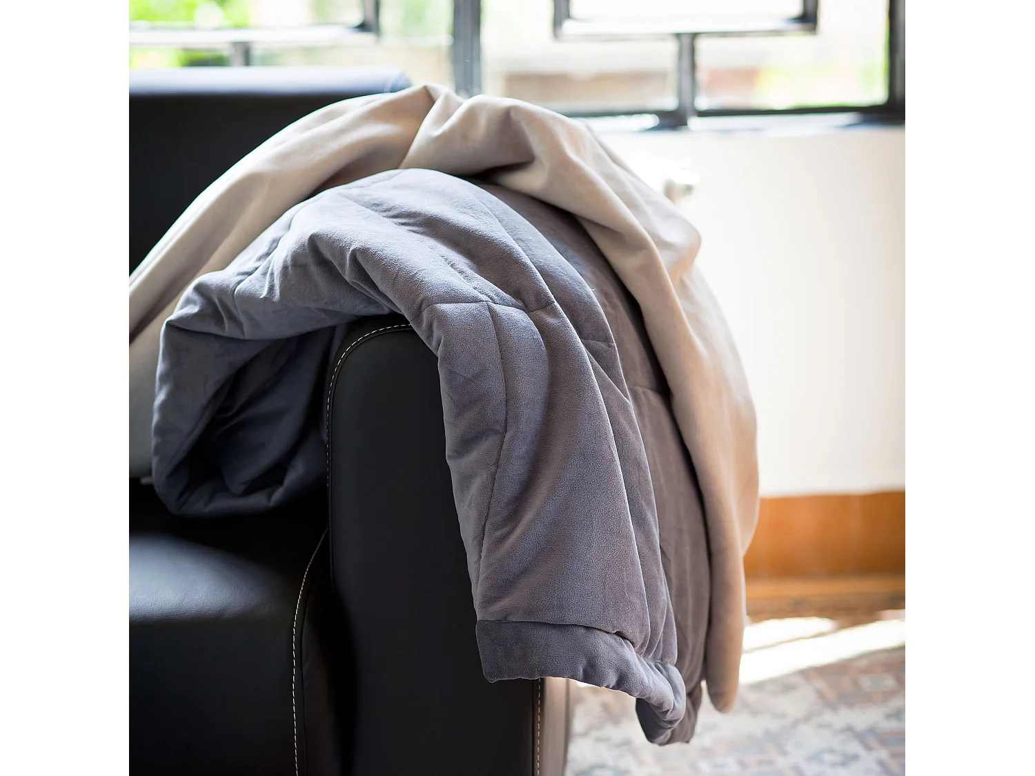 Plaid 140x160 cm 100% polyester 480 g/m2 VEGA Beige