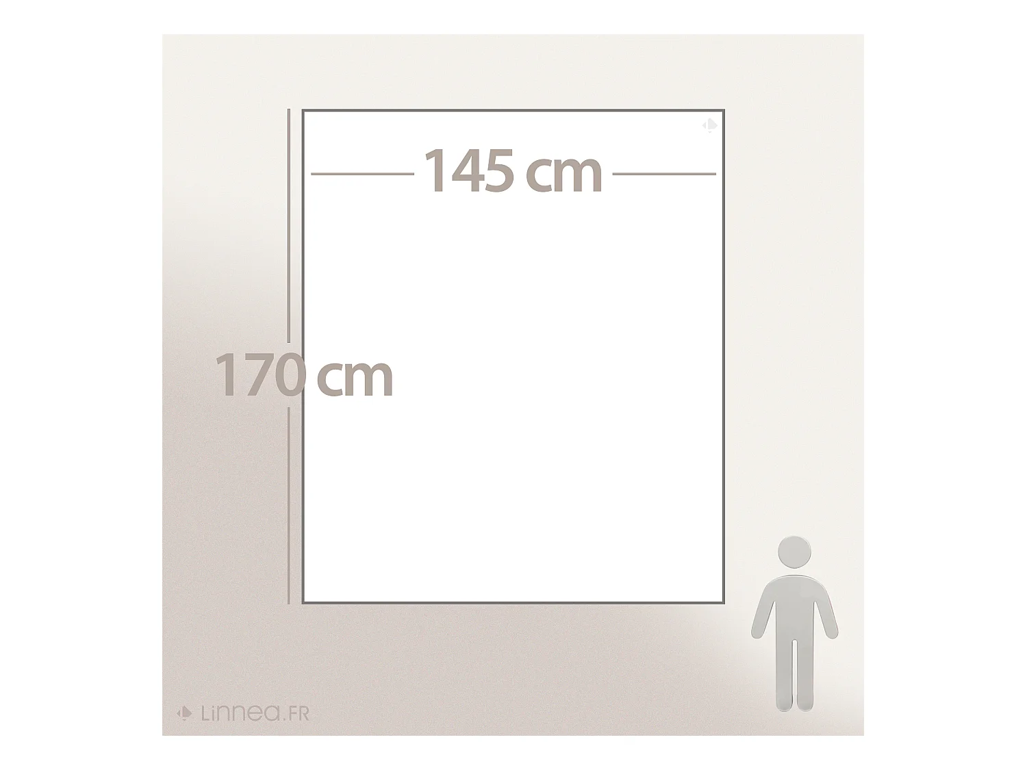 Plaid 145x170 cm DELFT en laine jaune miel