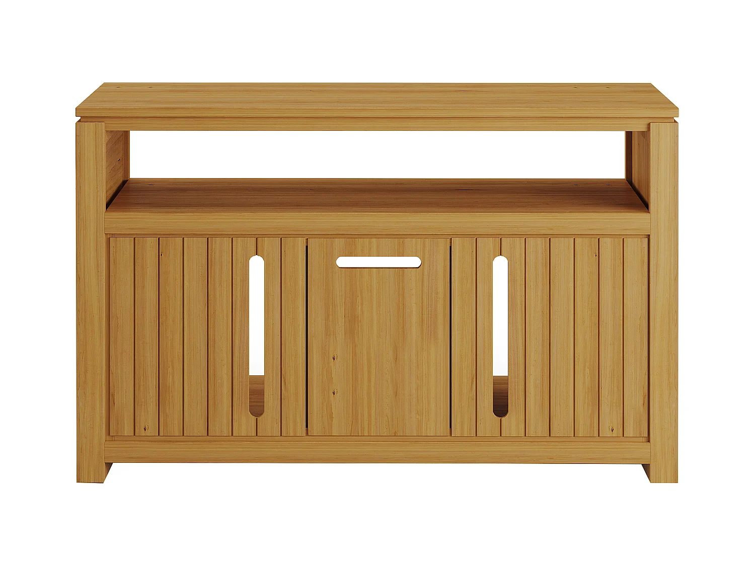 Mobile sotto lavabo 120 cm in Teak chiaro - SARATOK
