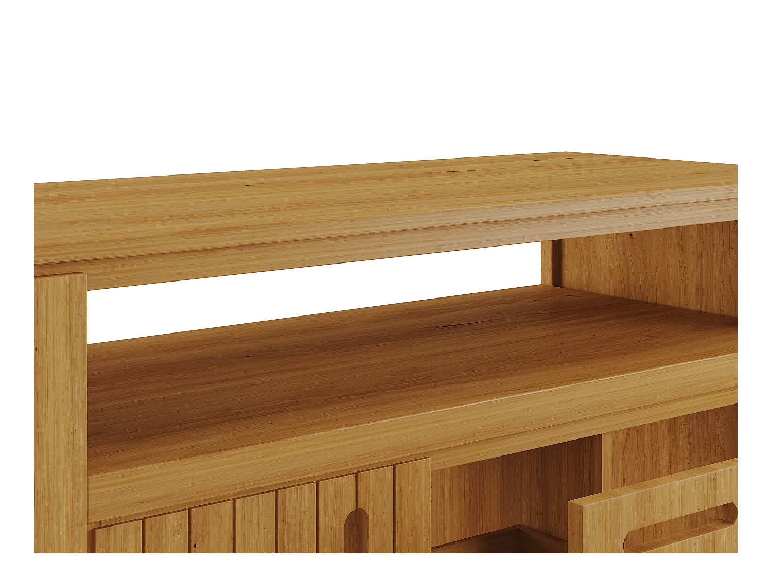 Mobile sotto lavabo 120 cm in Teak chiaro - SARATOK