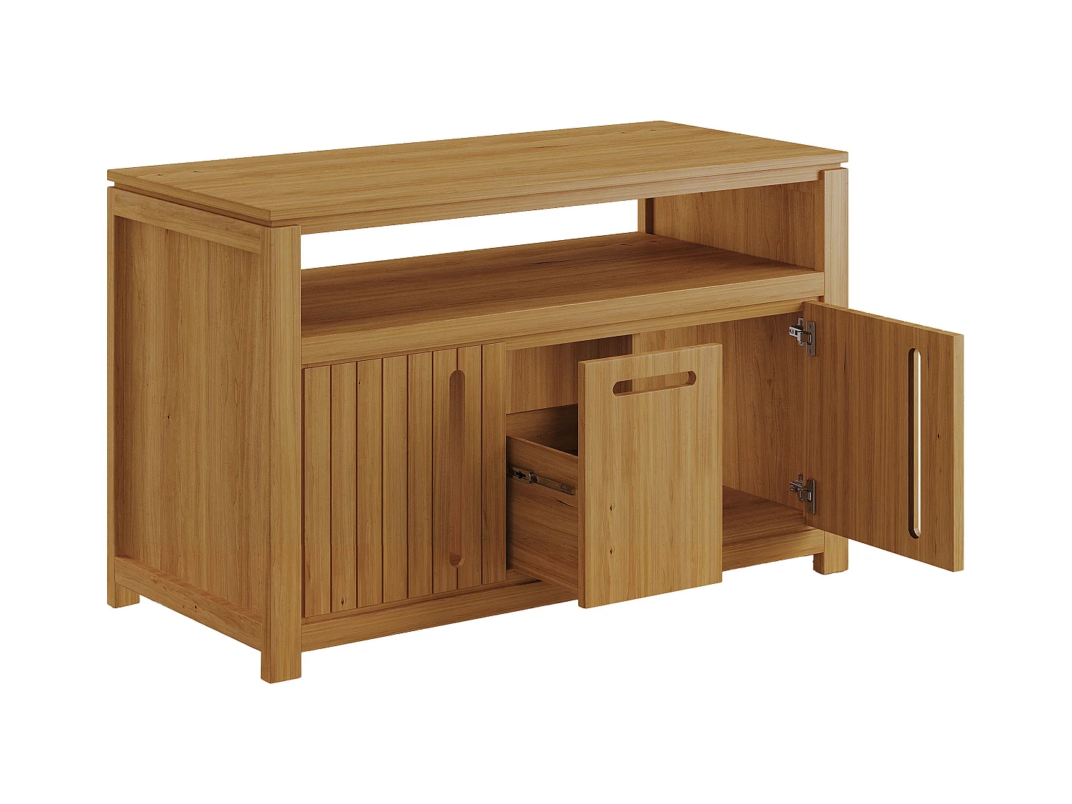 Mobile sotto lavabo 120 cm in Teak chiaro - SARATOK
