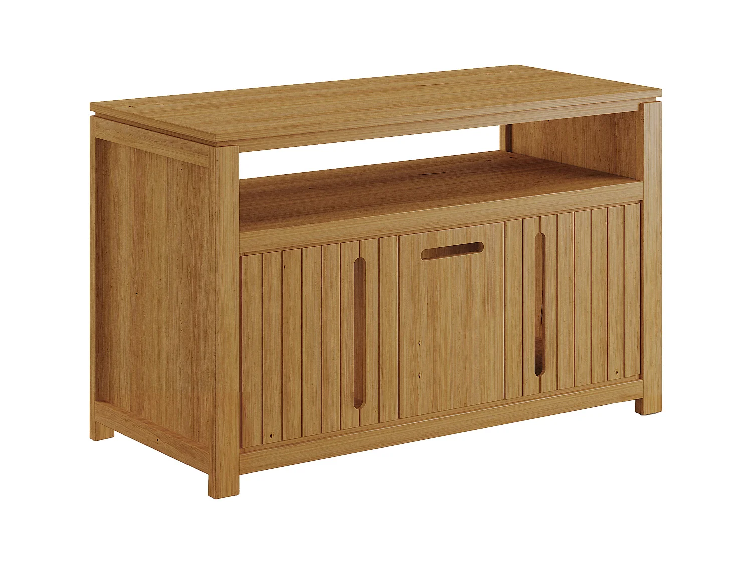 Mobile sotto lavabo 120 cm in Teak chiaro - SARATOK