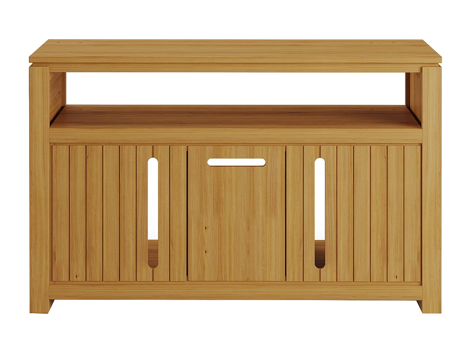 Mobile sotto lavabo 120 cm in Teak chiaro - SARATOK