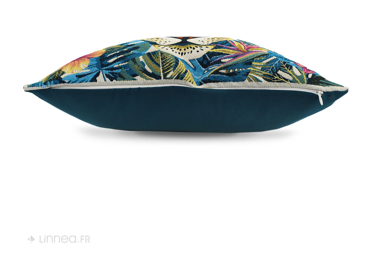 Housse de coussin 45x45 cm BAGHERRA Bleu Caraibes