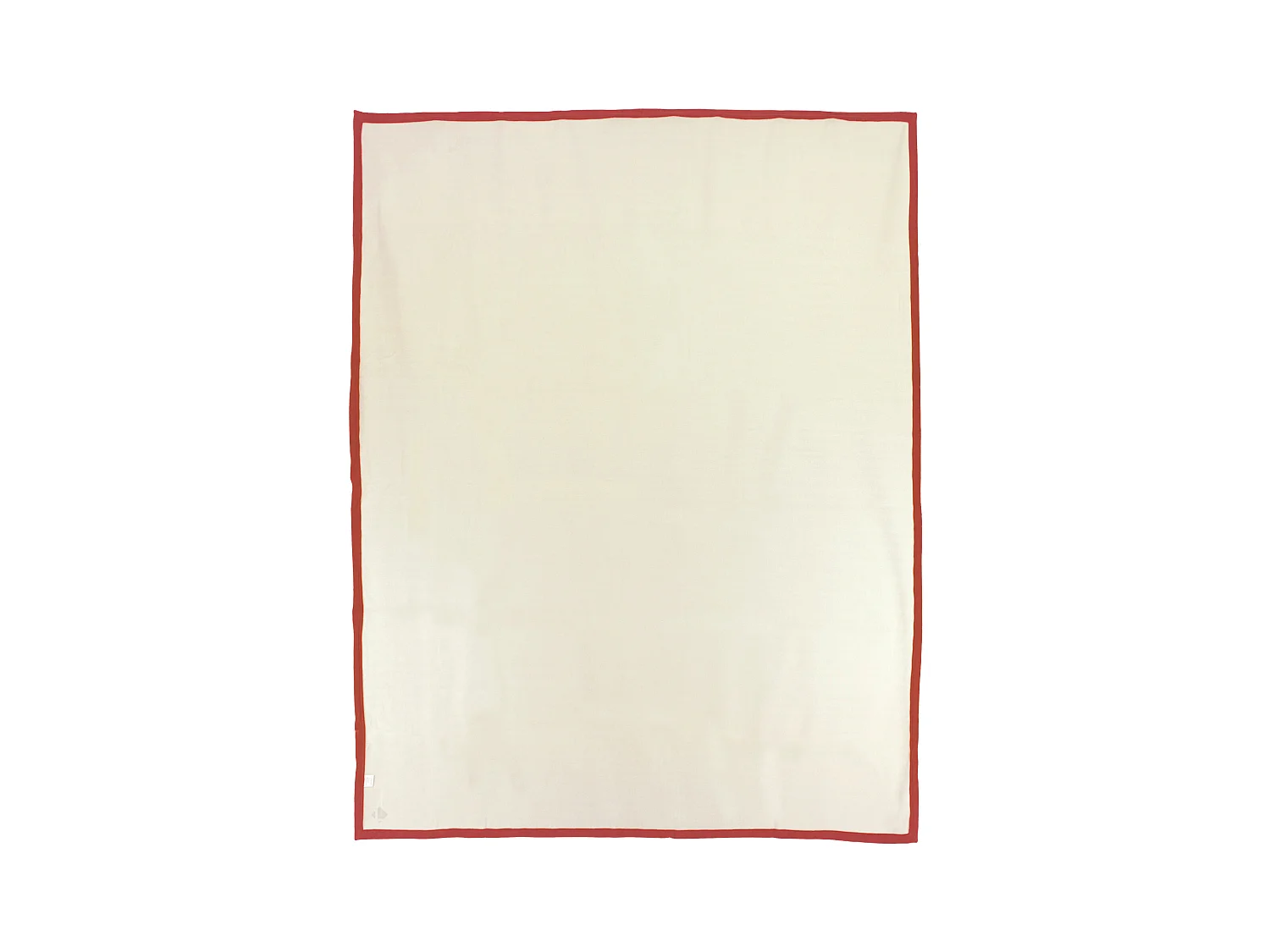 Couverture polaire luxe 240x260 cm NARVIK Gingembre/Naturel