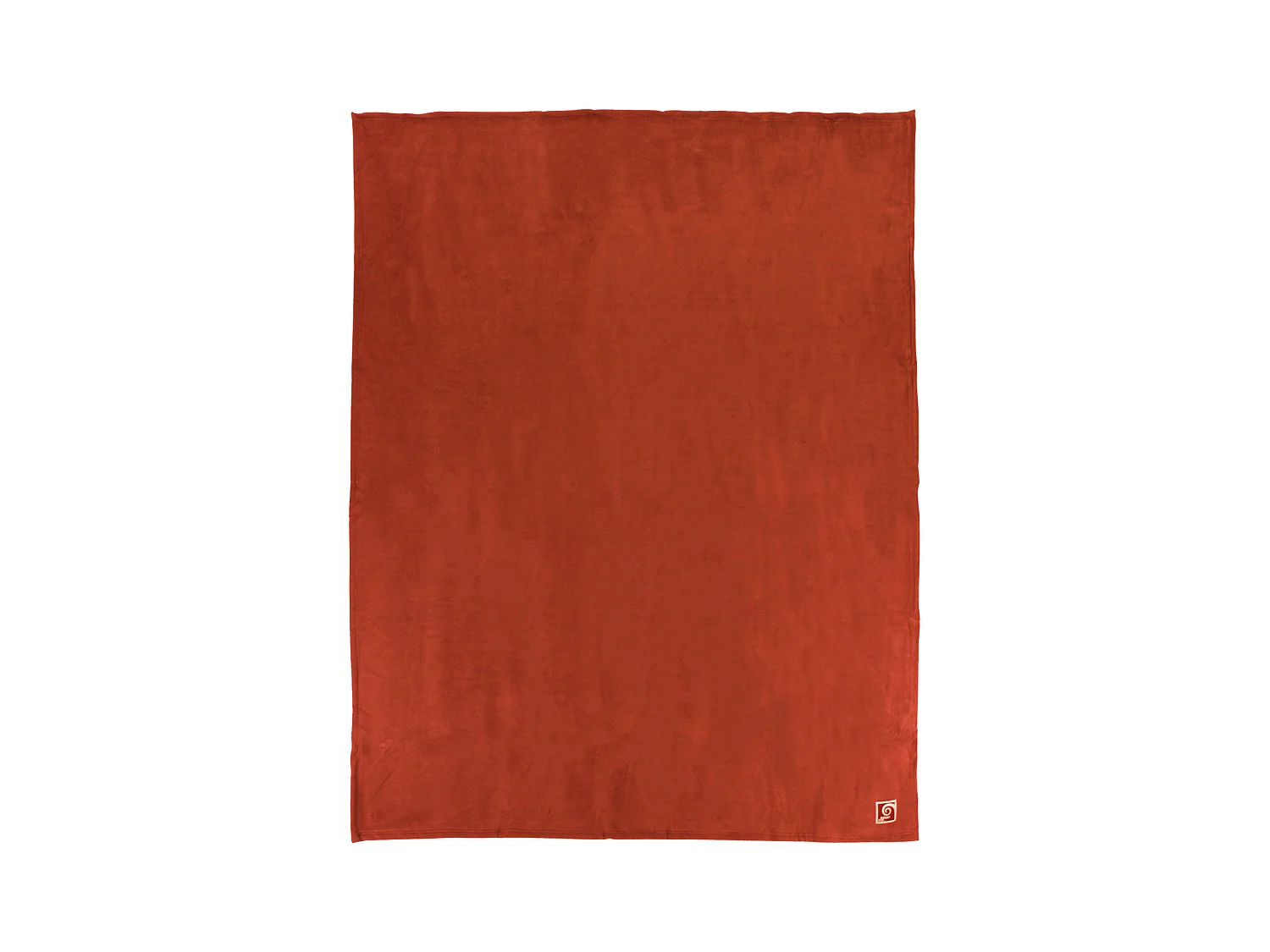 Couverture polaire luxe 240x260 cm NARVIK Gingembre/Naturel