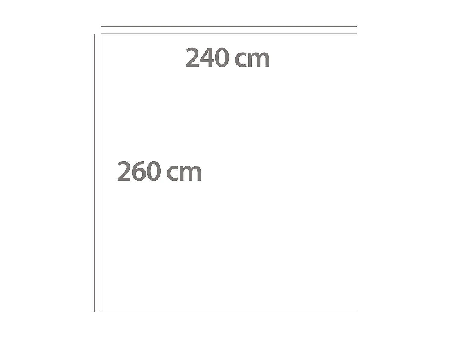 Couverture polaire luxe 240x260 cm 100% polyester 430 g/m2 NARVIK Galet/Naturel