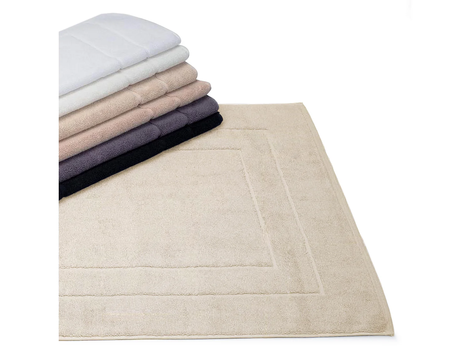 Tapis de bain 60x60 cm FLAIR Sable 1500 g/m2