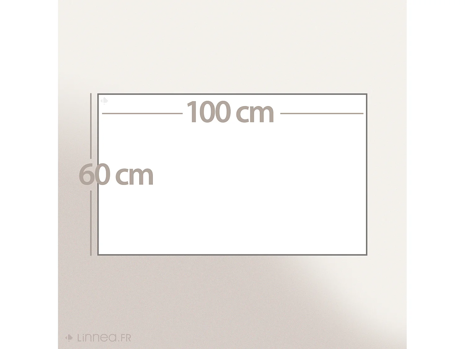 Tapis de bain 60x100 cm FLAIR Blanc 1500 g/m2