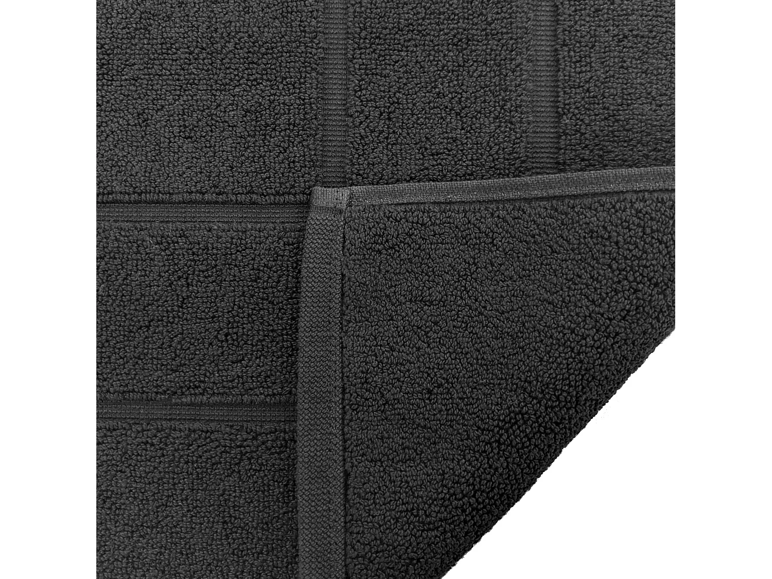 Tapis de bain 60x60 cm FLAIR Noir 1500 g/m2
