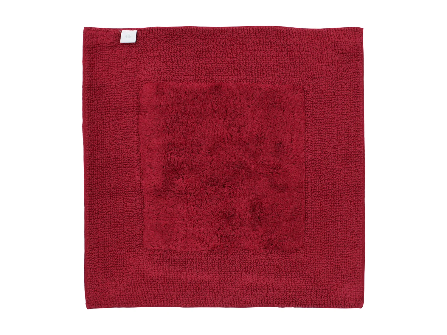 Tapis de bain 60x60 cm DREAM rouge Bordeaux 2100 g/m2