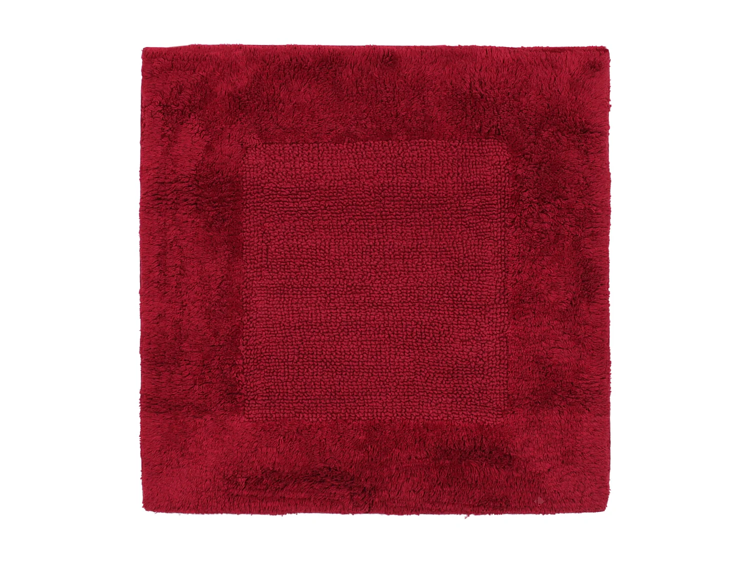 Tapis de bain 60x60 cm DREAM rouge Bordeaux 2100 g/m2
