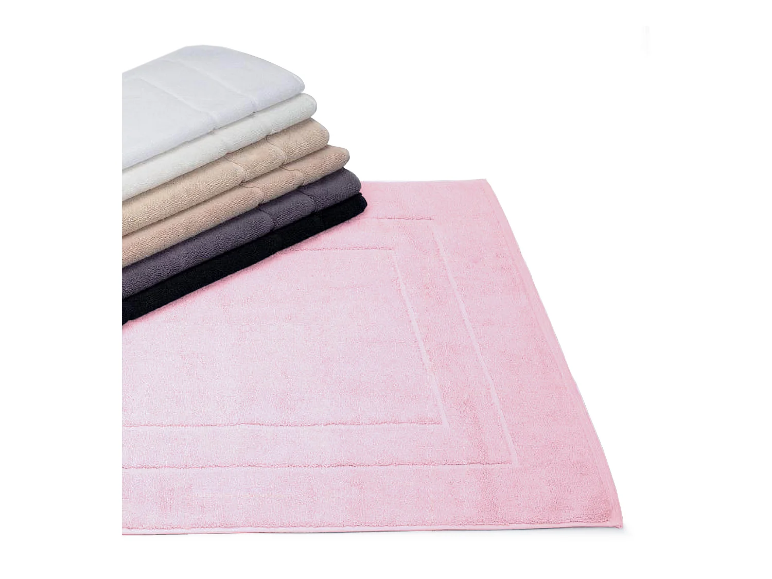 Tapis de bain 60x60 cm FLAIR Rose 1500 g/m2