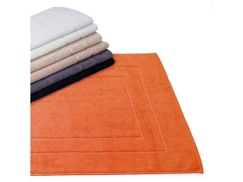 Tapis de bain 60x60 cm FLAIR Rouge Terre 1500 g/m2