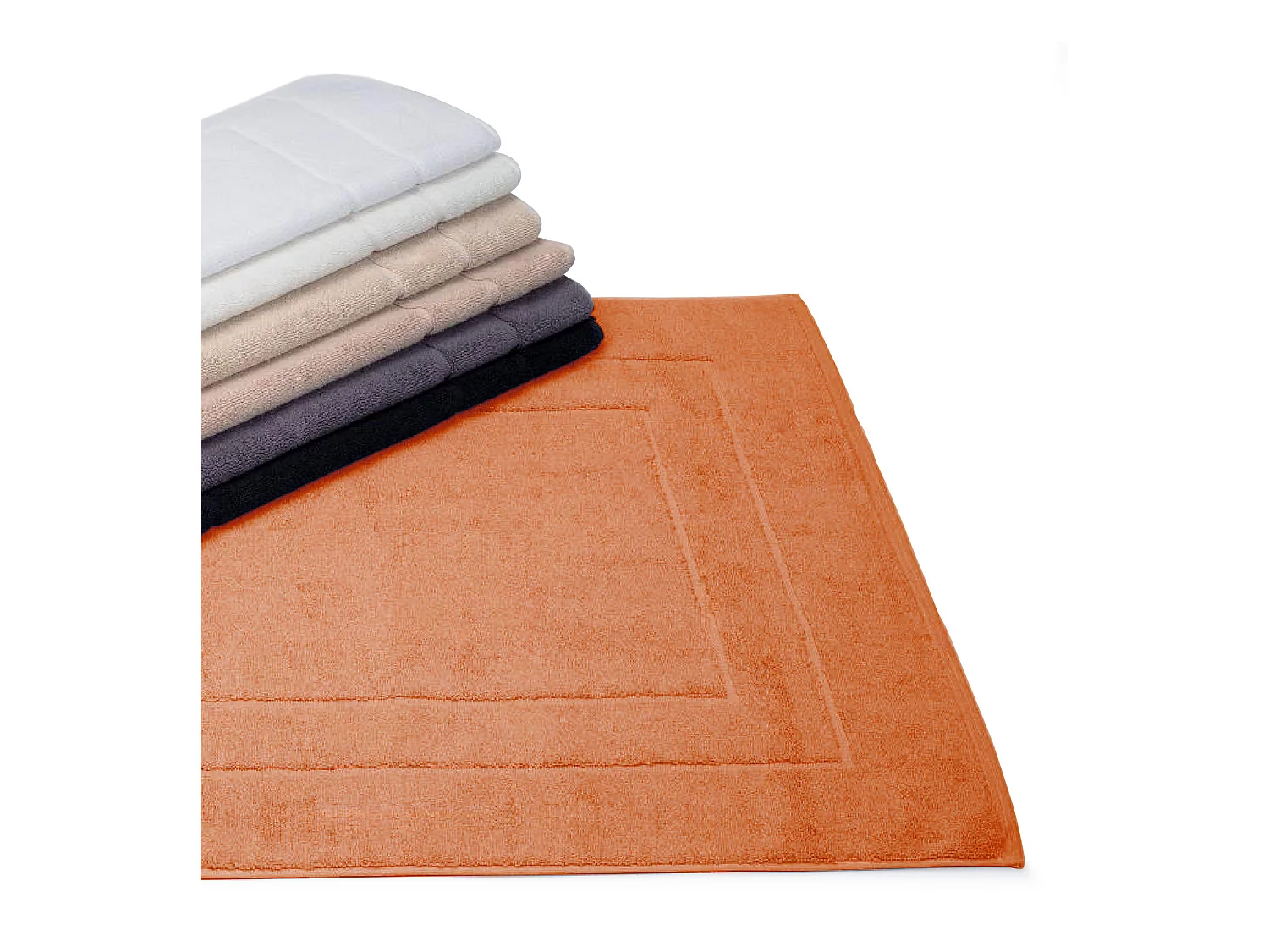 Tapis de bain 60x100 cm FLAIR Rouge Terre 1500 g/m2