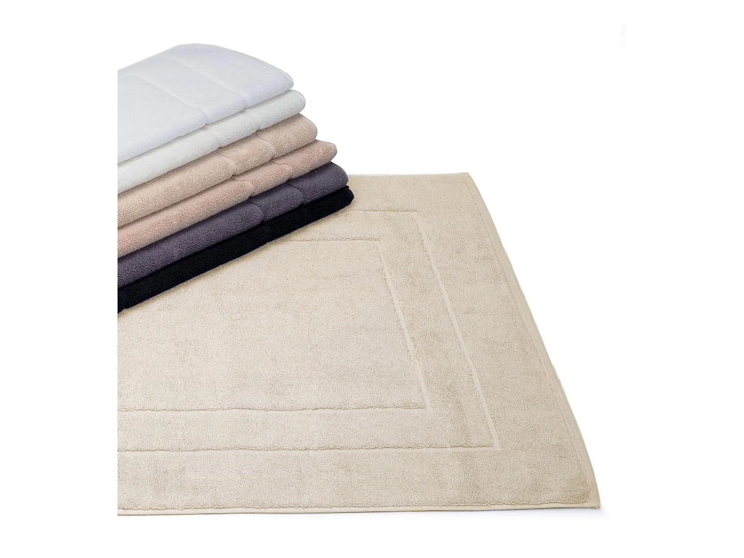 Tapis de bain 60x100 cm FLAIR Sable 1500 g/m2