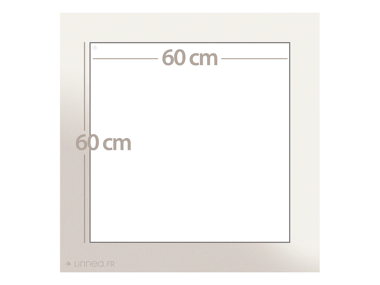 Tapis de bain 60x60 cm FLAIR Orange Mangue 1500 g/m2