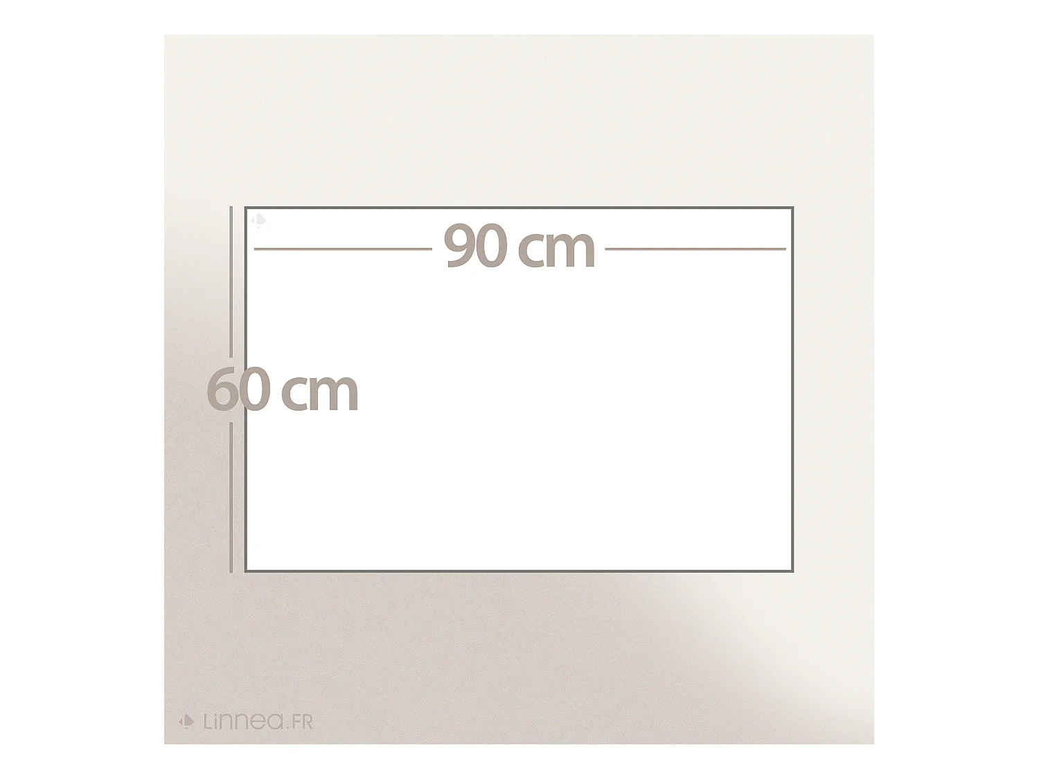 Tapis de bain 60x90 cm DREAM beige Sable 2100 g/m2