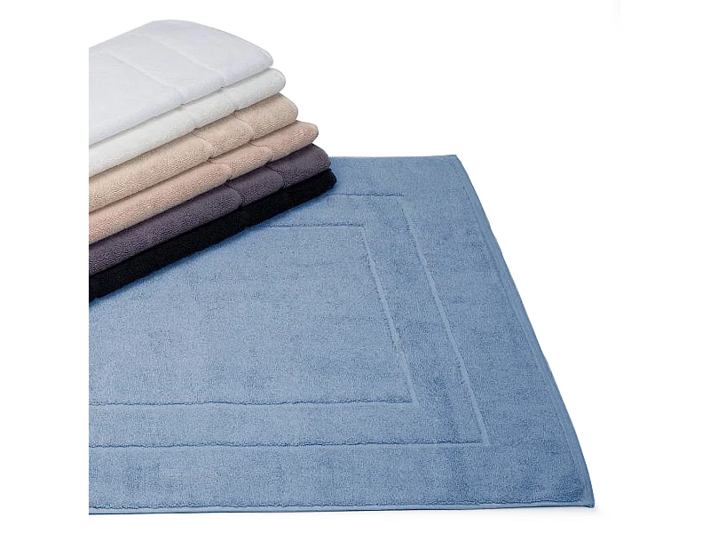 Tapis de bain 60x60 cm FLAIR Bleu Moyen 1500 g/m2