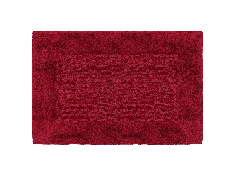 Tapis de bain 60x90 cm DREAM rouge Bordeaux 2100 g/m2