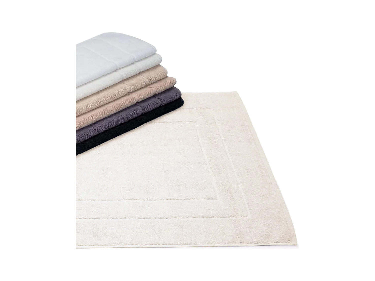 Tapis de bain 60x100 cm FLAIR Ecru 1500 g/m2