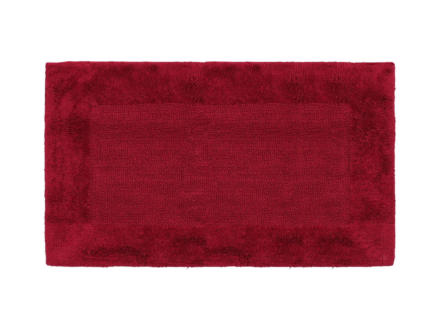 Tapis de bain 70x120 cm DREAM rouge Bordeaux 2100 g/m2