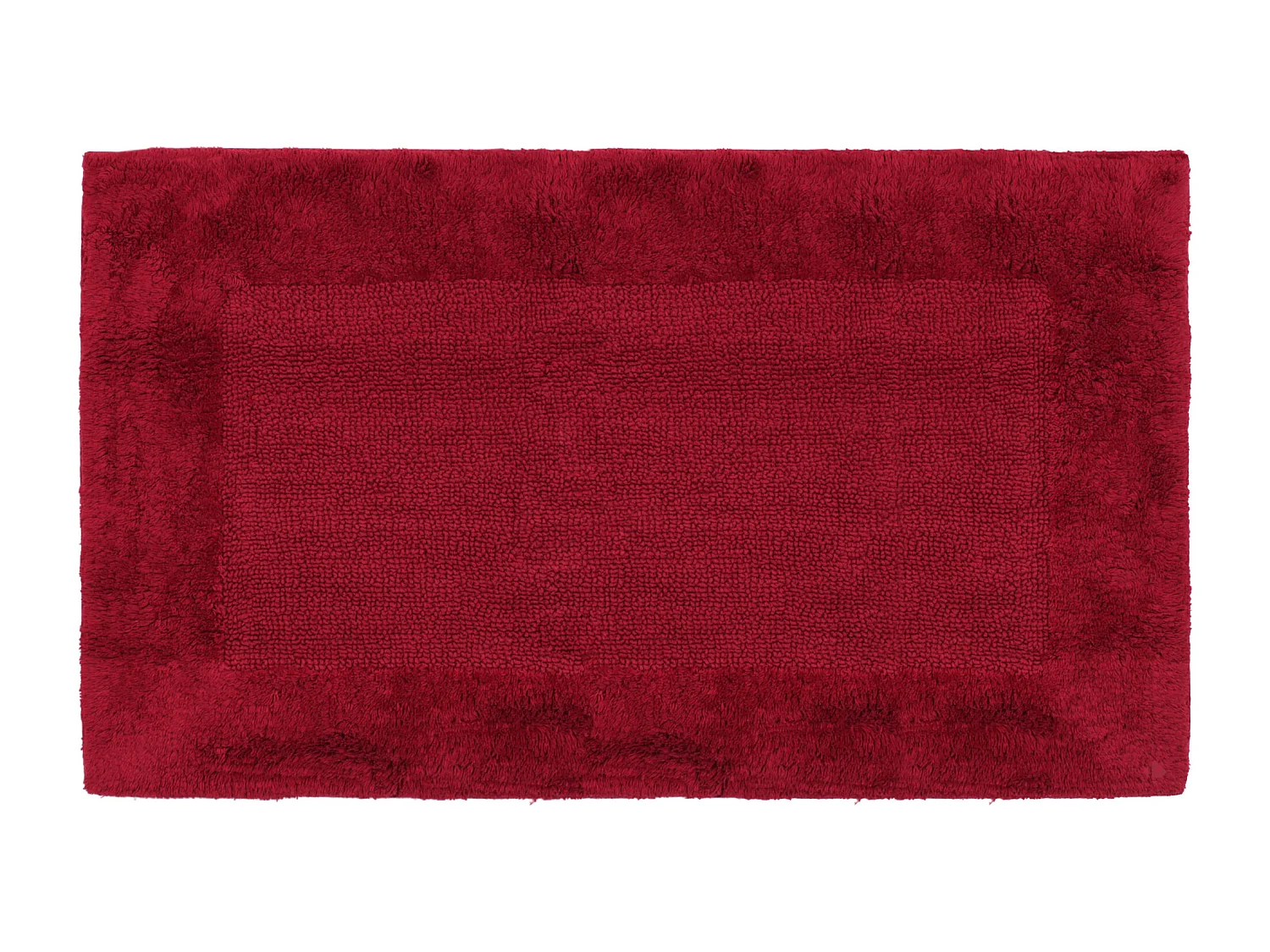 Tapis de bain 70x120 cm DREAM rouge Bordeaux 2100 g/m2