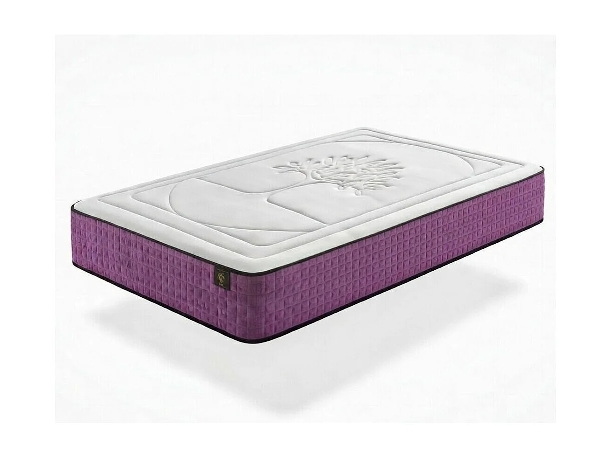 Matelas 90x200 à mémoire de forme - Ferme - Réversible - Côté Été/hiver - H30 Cm