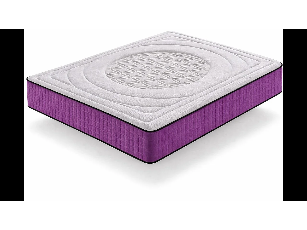 Bloem des Levens Matras 180x200 30 cm Traagschuim, Stevigheid H3 – Innerlijke Harmonie, Energetische Balans en Bewuste Rust