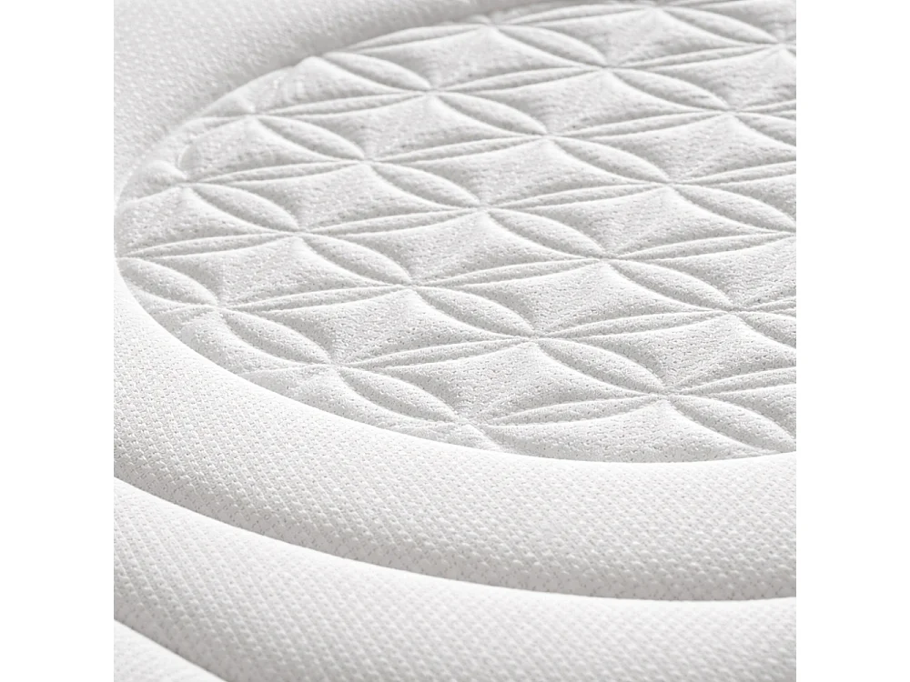 Bloem des Levens Matras 160x190 30 cm Traagschuim, Stevigheid H3 – Innerlijke Harmonie, Energetische Balans en Bewuste Rust