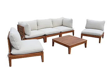 Salon de jardin en bois