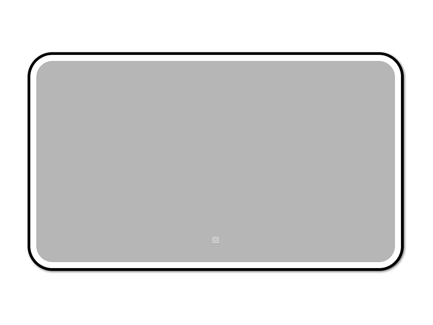 Espelho de banheiro com iluminação LED 120 x 70 cm, Iluminação tricolor, função antiembaçante, brilho ajustável, recurso de memória de desligamento