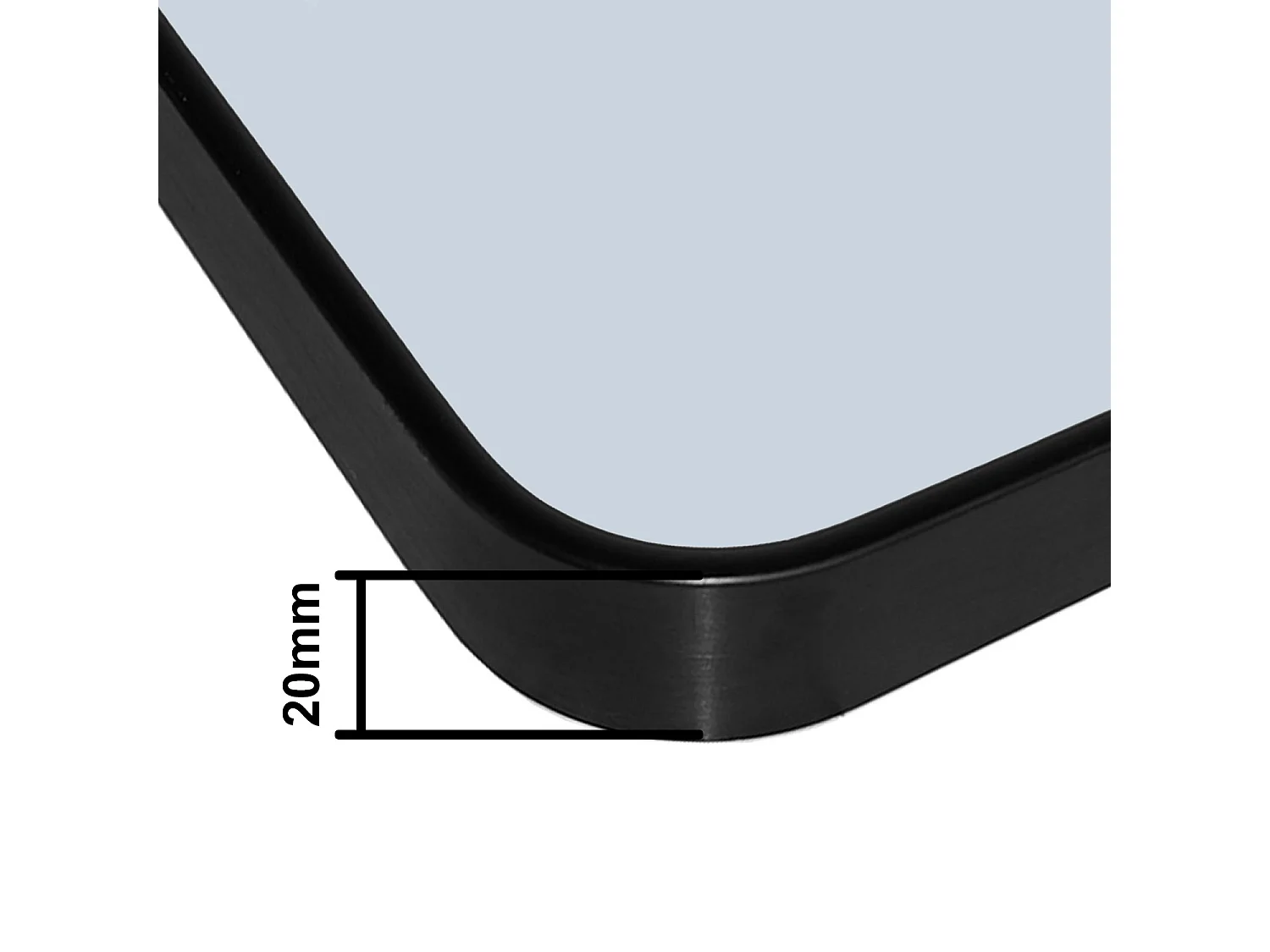 Espelho de banheiro com iluminação LED 120 x 70 cm, Iluminação tricolor, função antiembaçante, brilho ajustável, recurso de memória de desligamento