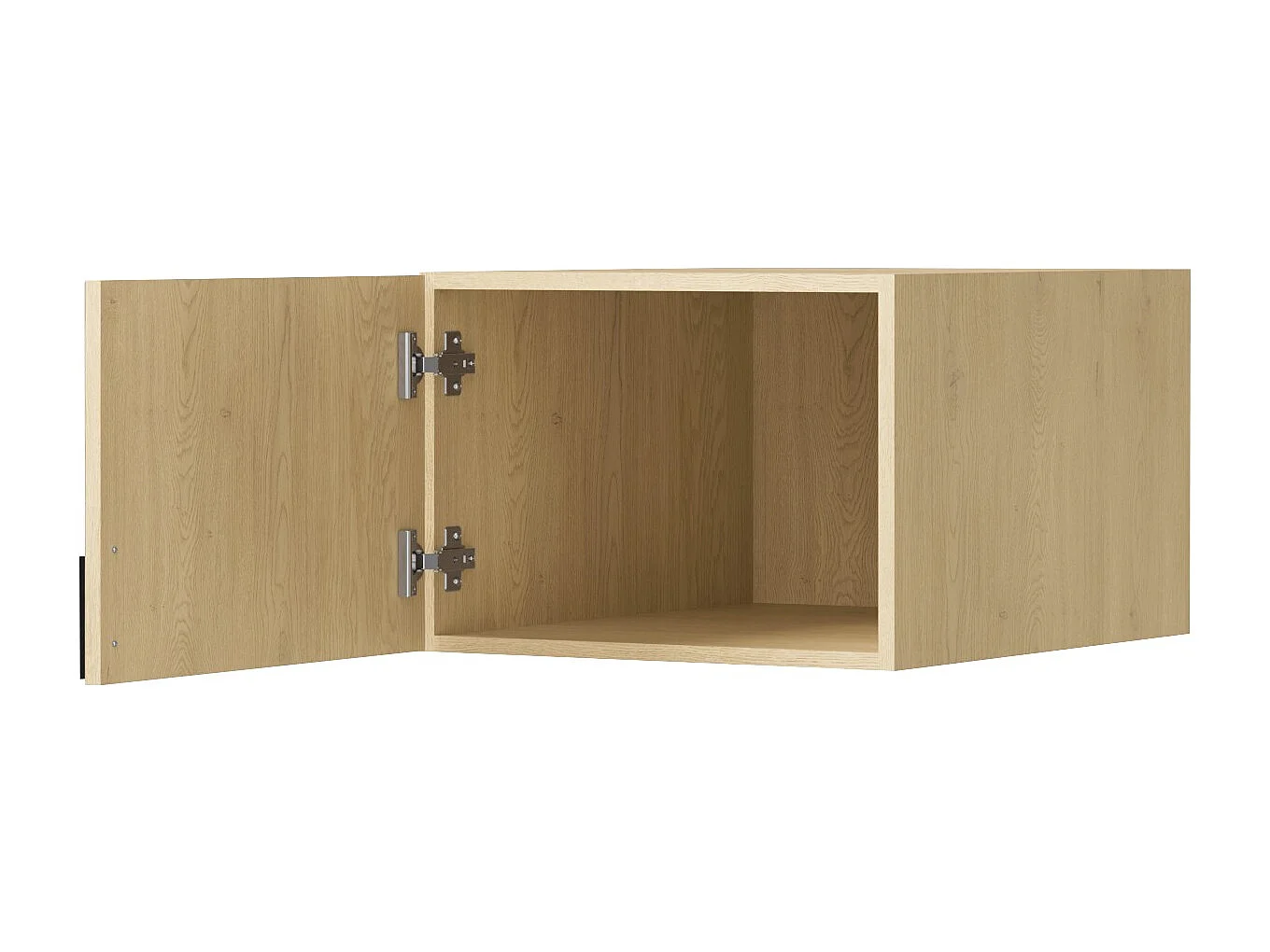 Aufsatz für Schrank Napoli 1D 50 Eiche Cremona (schwarzer oder goldener Griff)