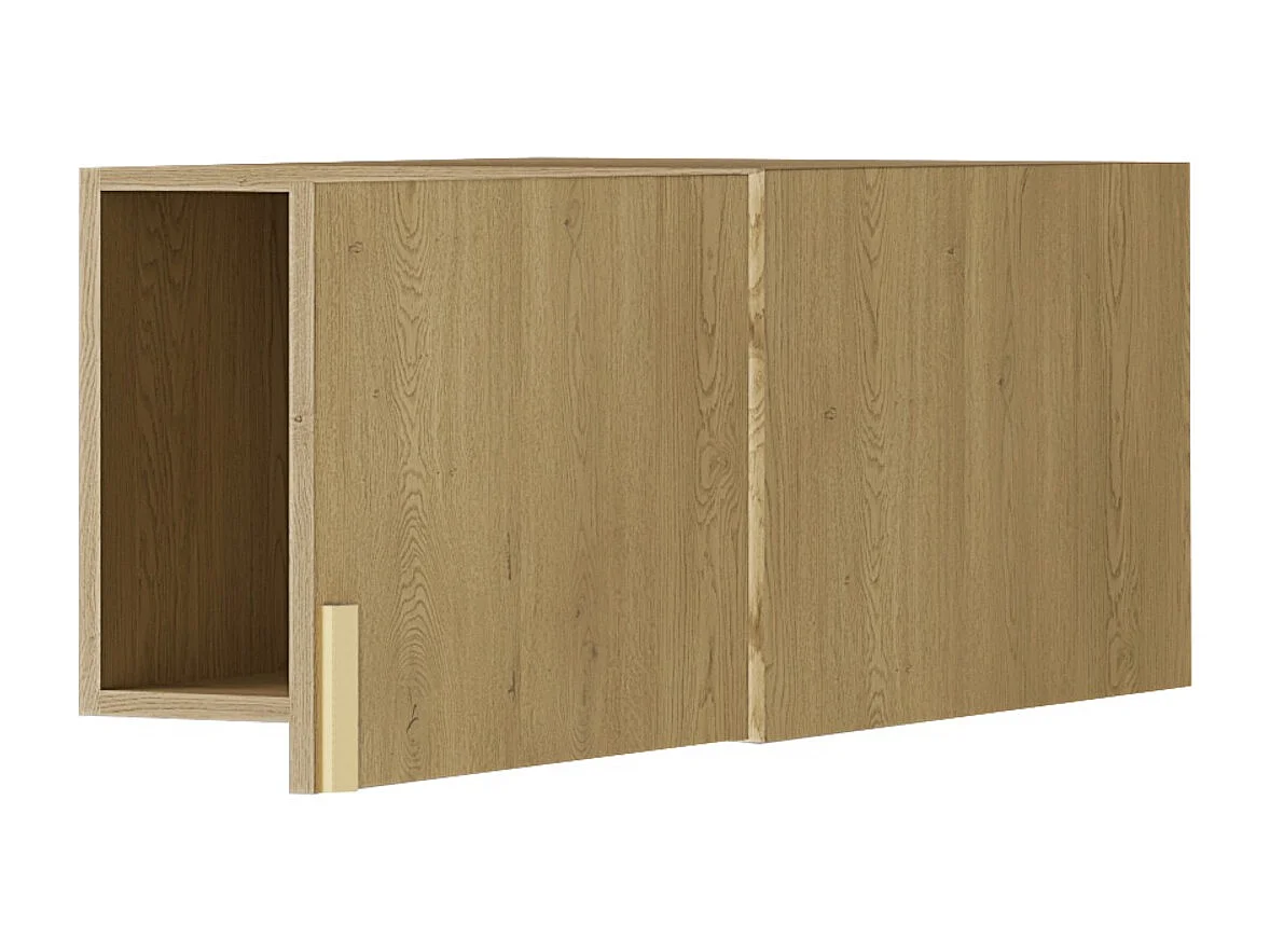 Aufsatz für Schrank Napoli 1D 50 Eiche Cremona (schwarzer oder goldener Griff)