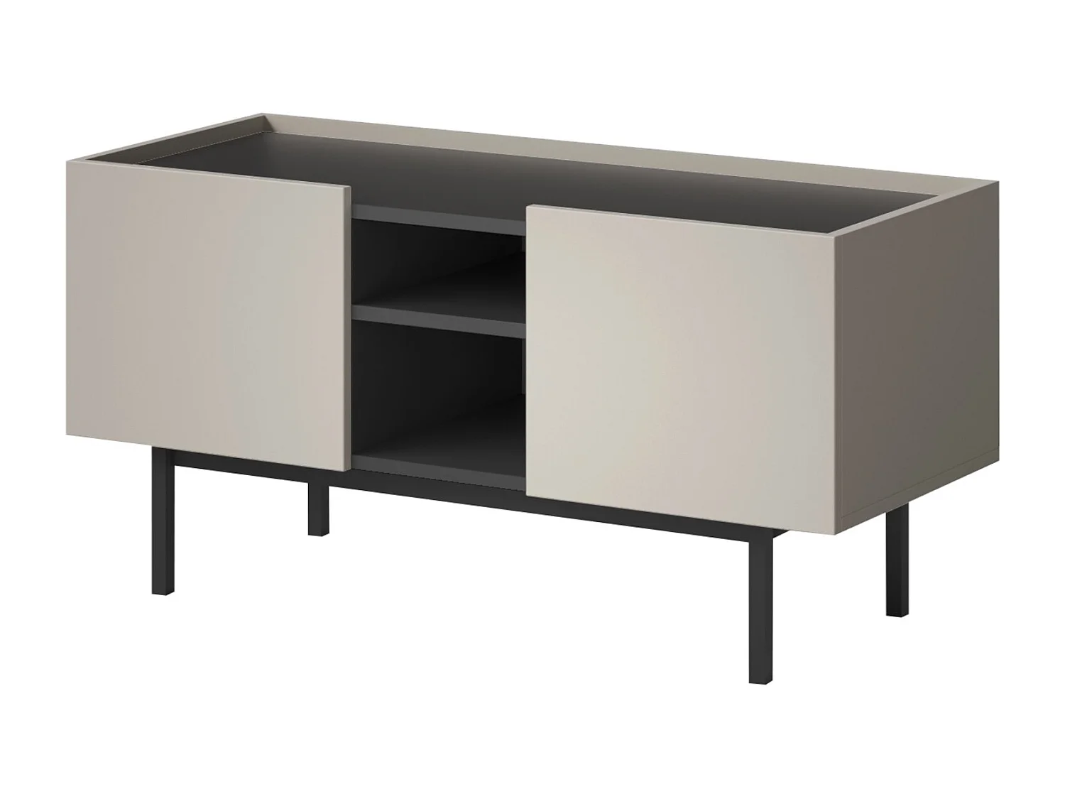 Szafka RTV stojąca Noel 100 Kaszmir / Czarny