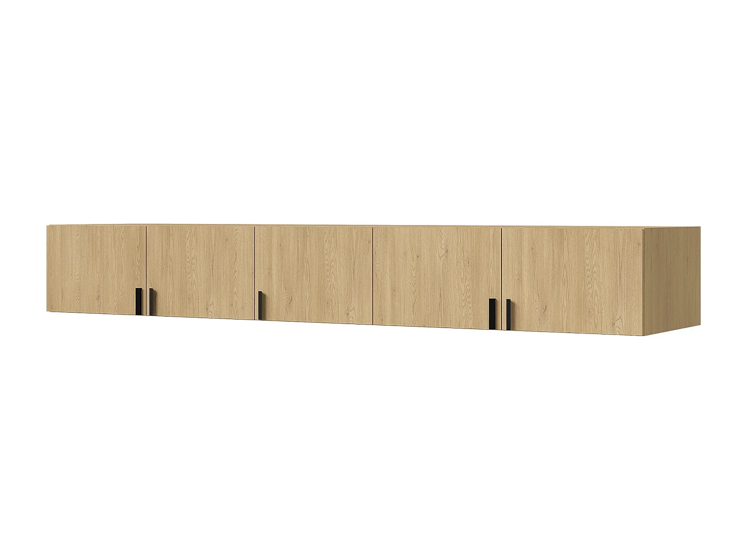 Aufsatz für Schrank Napoli 5D 250 Eiche Cremona (schwarzer oder goldener Griff)