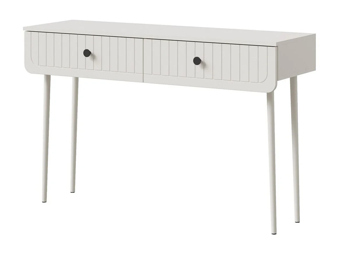 Schminktische mit Schubladen Chloe 2S 125 Weiß (schwarzer oder golder Griff)